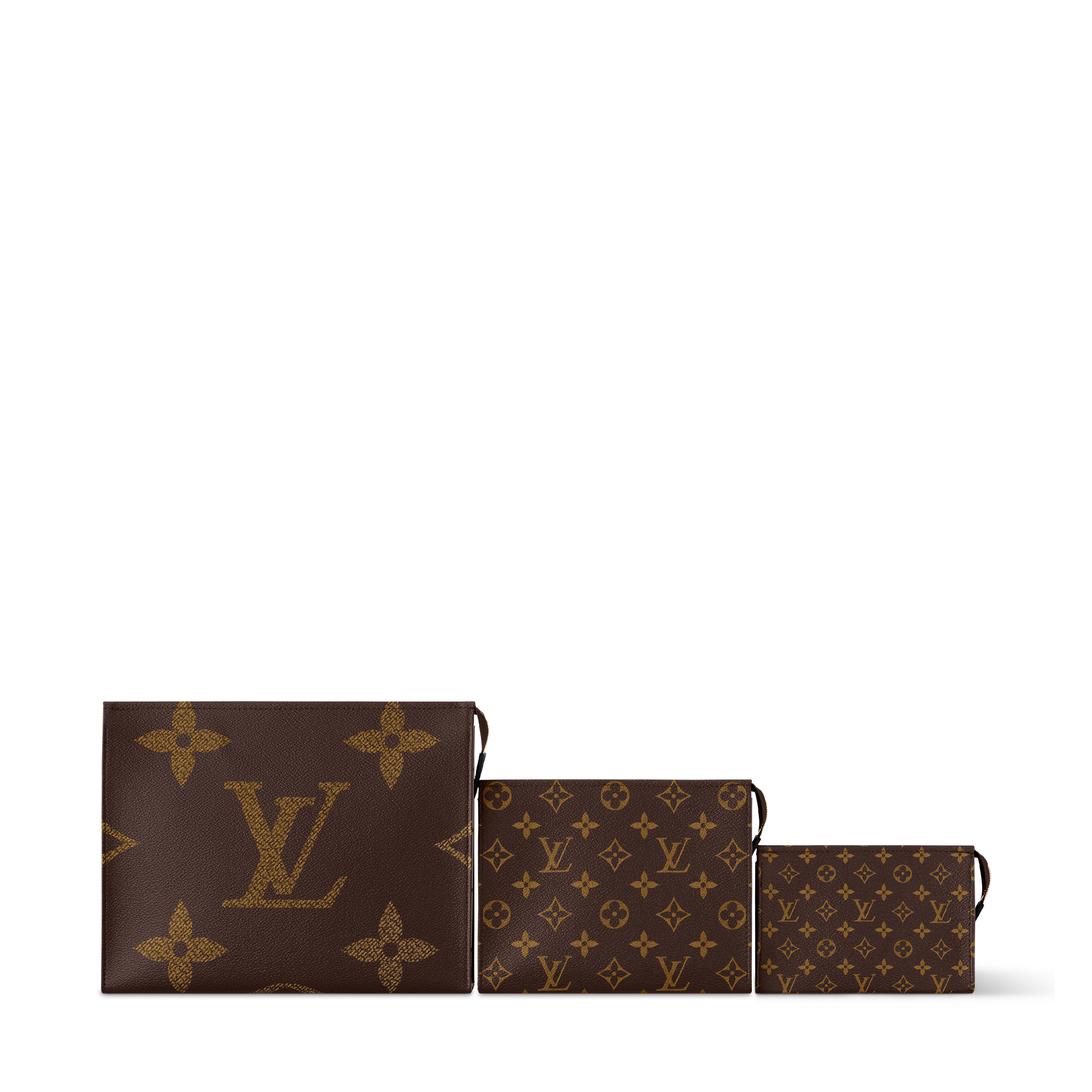 チー坊　LOUIS VUITTON 3in1 Trio Toilet Pouch Monogram Canvas - Wallets and Small Leather